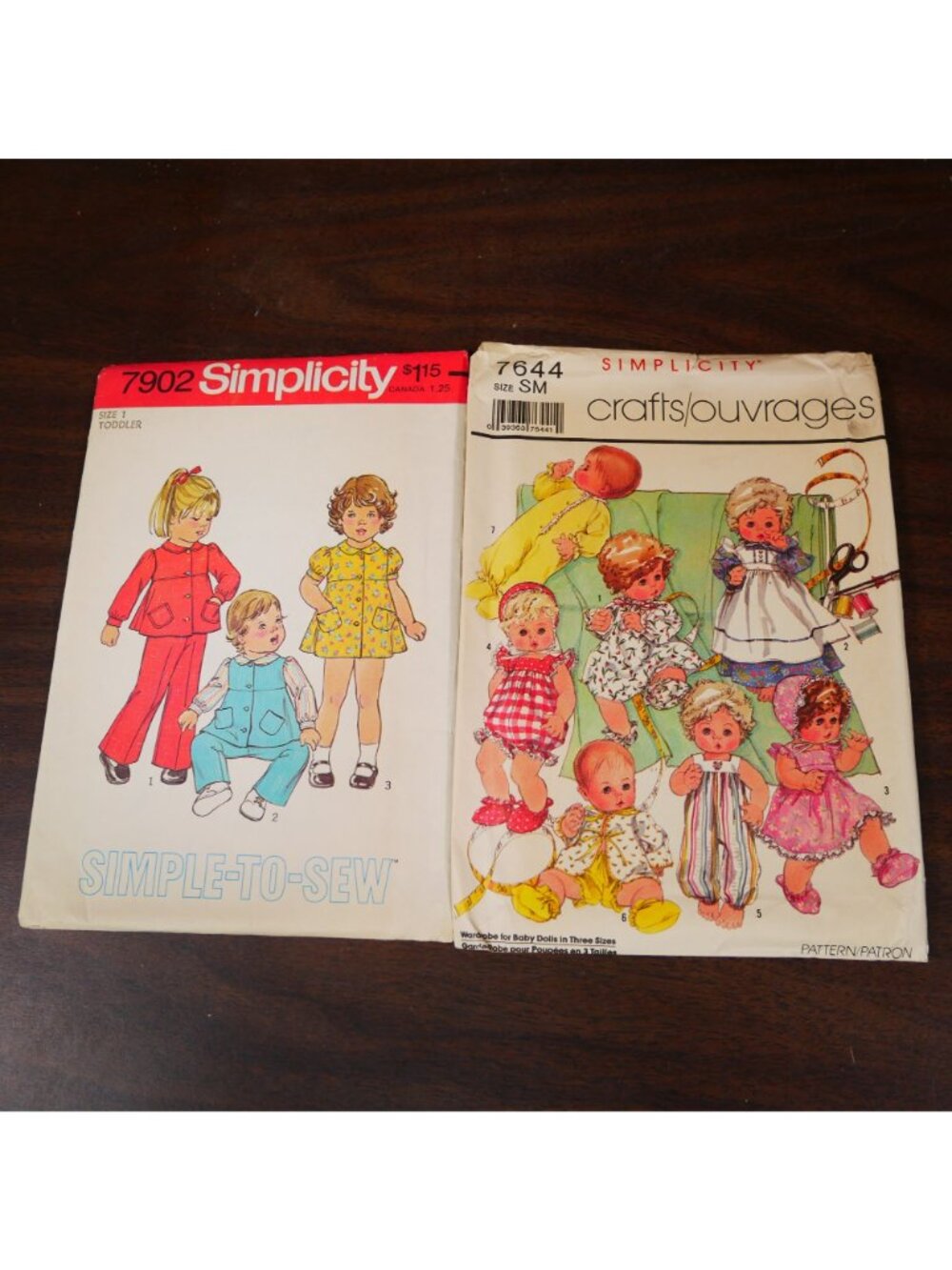 Lot Of 14 Vintage Simplicity Sewing Patterns For Dolls Kids & Adults Various Siz - Picture 5 of 5